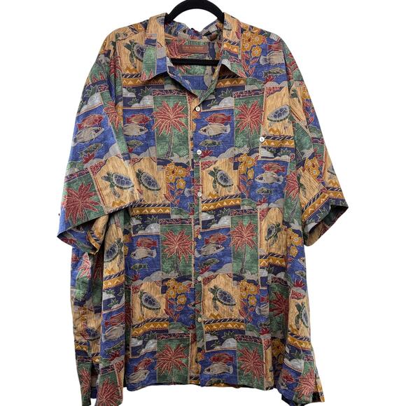 Tori Richard Lot of 4 100% Cotton Lawn Button Up Shirt Men Size 5XB Tropical - Picture 14 of 16